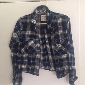 LA HEARTS blue flannel